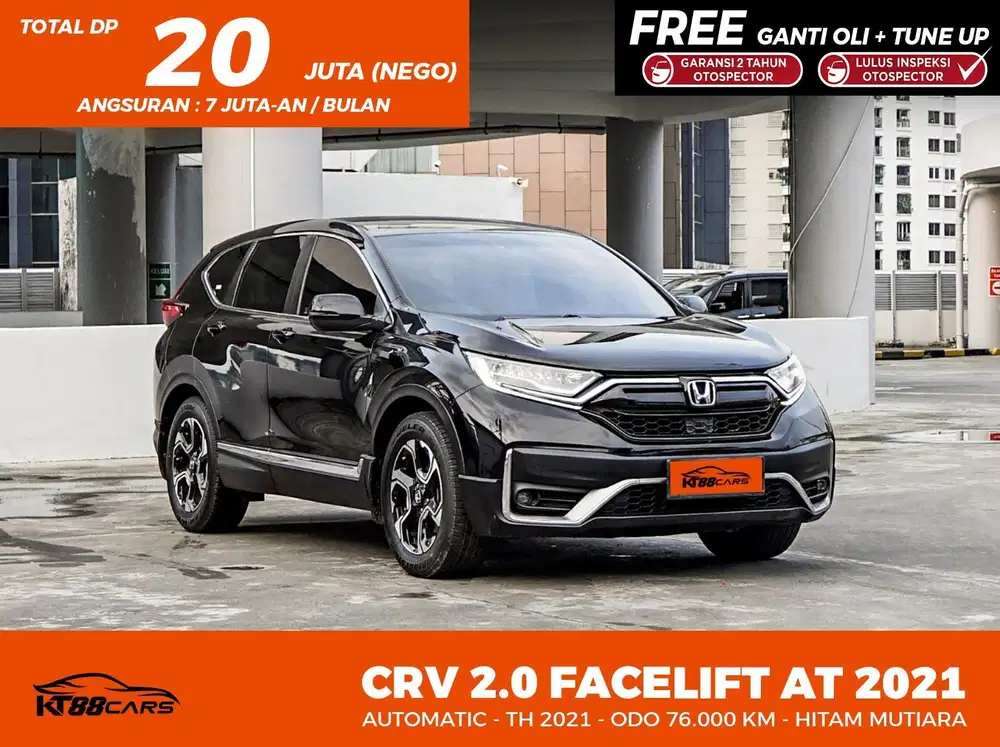 Dp 20jt Bergaransi HONDA CRV 2.0 AT (FACELIFT) 2021