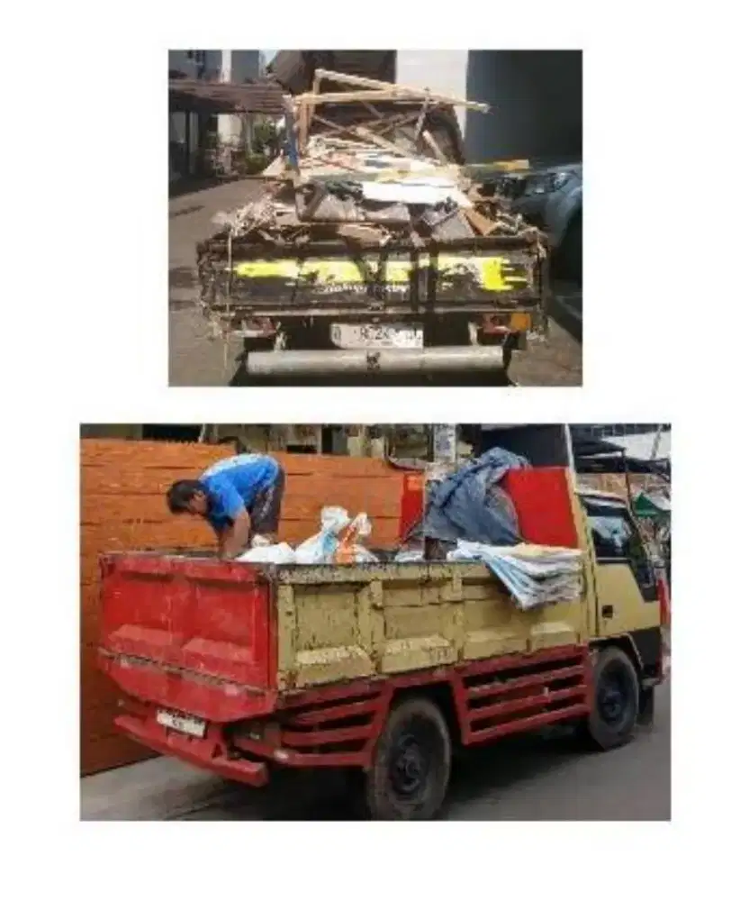 Buang puing proyek dan buang brangkal