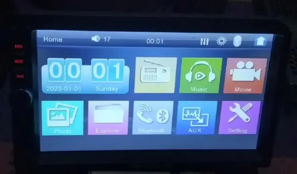 head unit led + power suplai