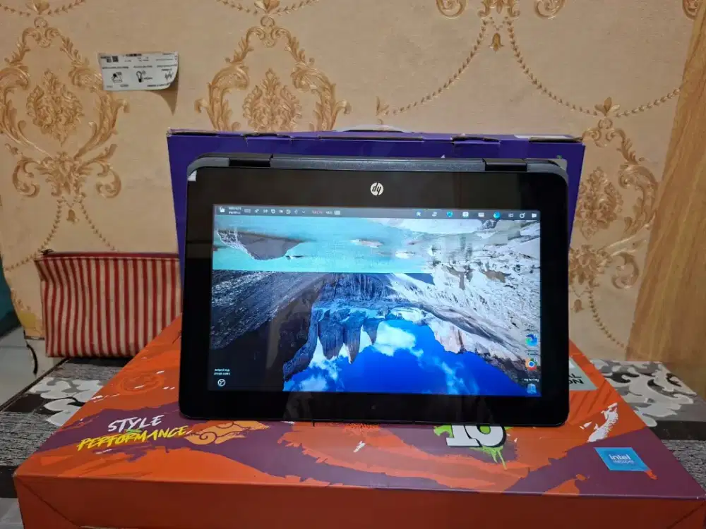 Hp Probook X360 Touchscreen 360 Derajat Siap Pakai Normal Cek sepuasny