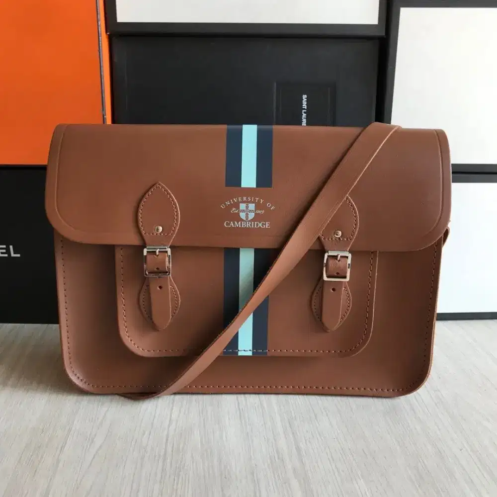 Cambridge satchel bag tablet shoulder tas original