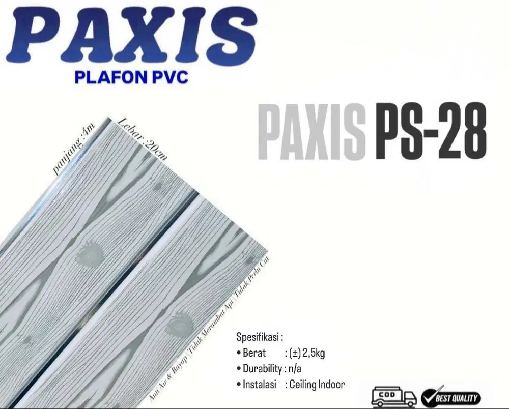 Paxis Plafon PVC kode : PS.28L