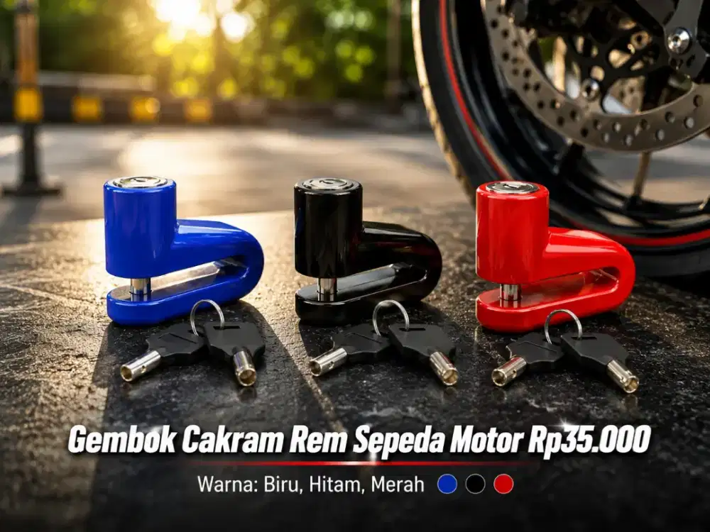 Kunci Gembok Rem Cakram Sepeda Motor
