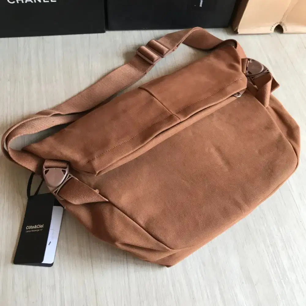 Cote & Ciel messenger shoulder bag tablet laptop tas original