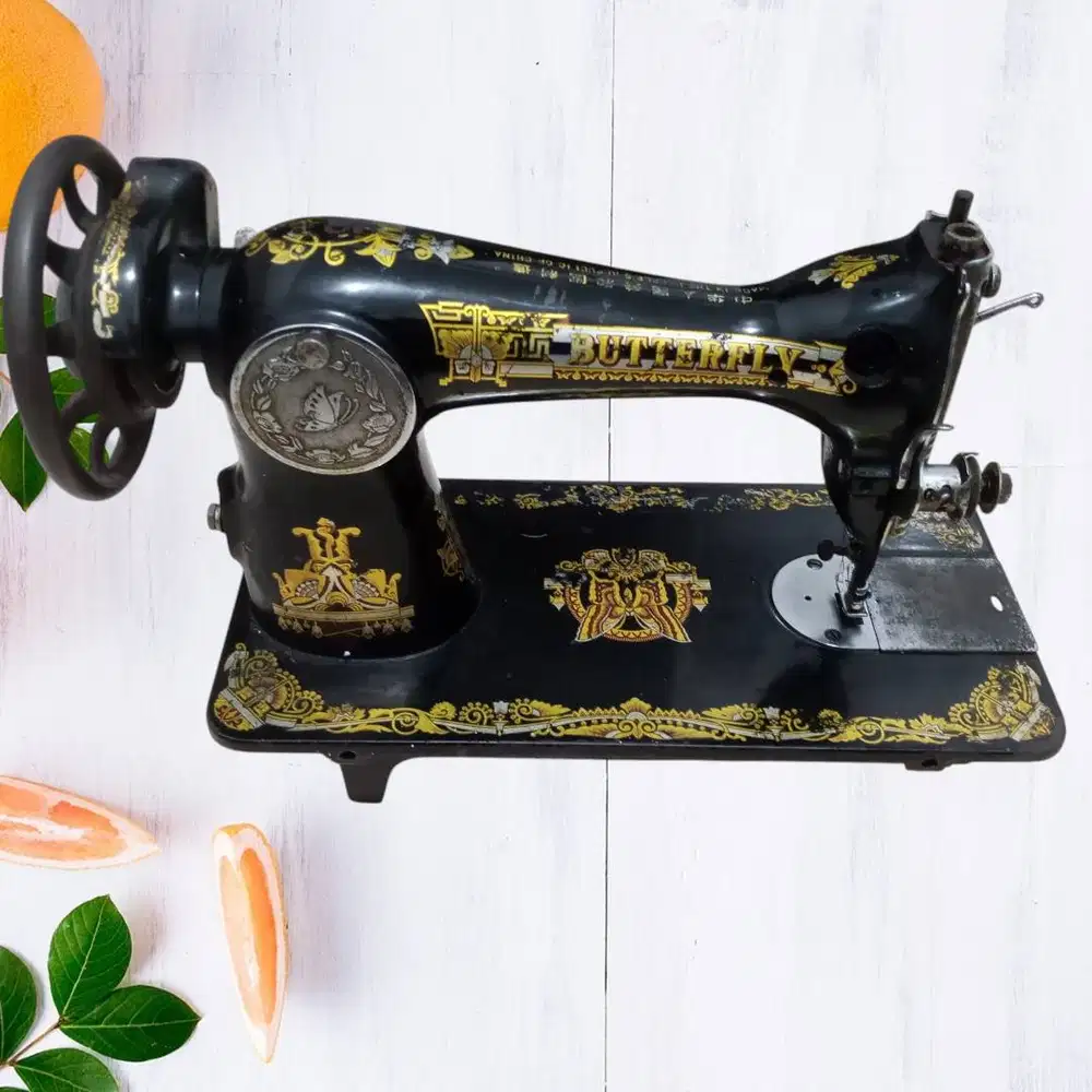 Mesin Jahit Butterfly Vintage Asli – Besi Tebal, Kokoh
