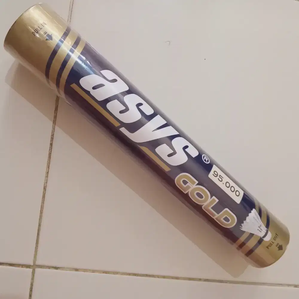 Shuttlecock Asys Gold Blue Kok Cock Bola Badminton Bulutangkis