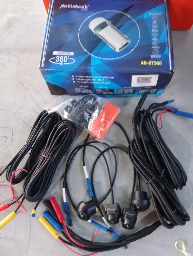 Head unit android dan kamera 360 panoramik RAM 4GB 64GB internal