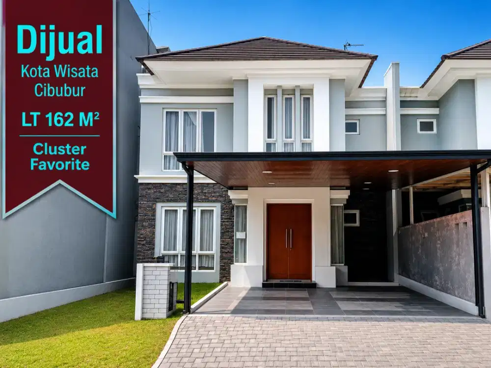 Rumah Siap Huni Cluster Favorite Kota Wisata Cibubur