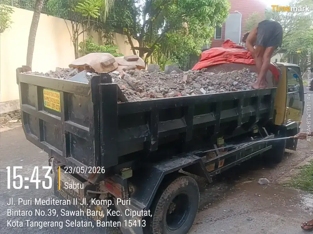Jasa pengurugan puing dan buang puing