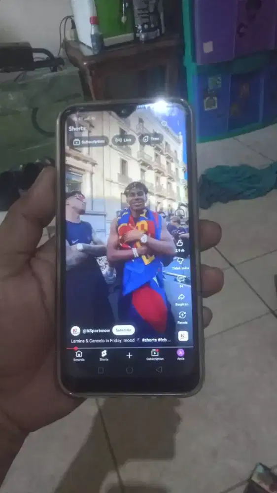 Jual realmi c2 ram 2 mulus kaya baru di jamin normal semua