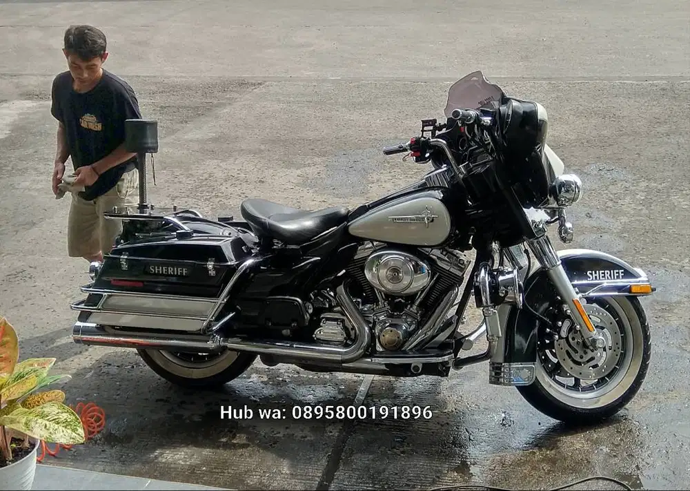 Harley Police Epol 2006 rare full paper Panda Hitam Putih surat