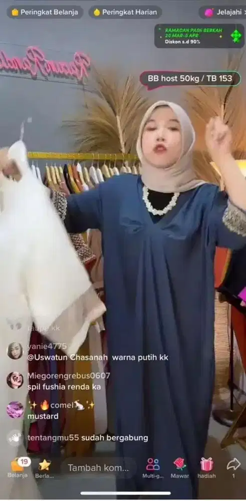 Dibutuhkan Segera Host Streaming Tiktok dan Shopee !