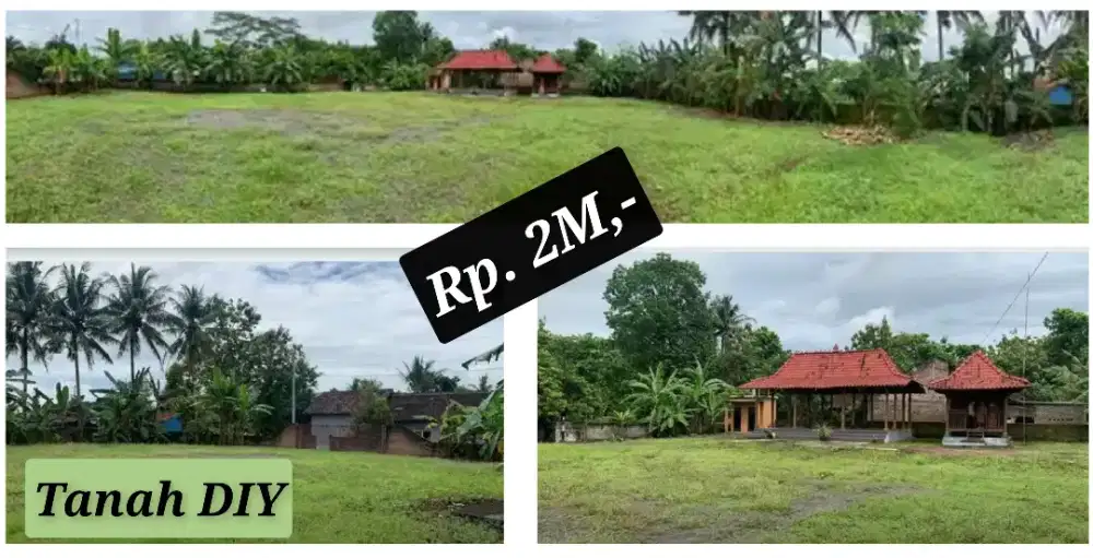 TANAH JOGJA  1709m2,  SHM,  LANGSUNG PEMILIK (0877-1614-4373