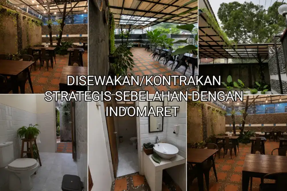 Disewakan/kontrakan bangunan komersil strategis cocok untuk rumahmakan