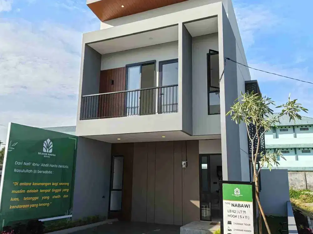 Jual Rumah 2 Lantai Hanya 2,5km dari Summarecon Bekasi, Khusus Muslim