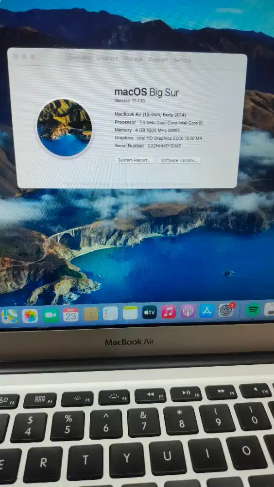 Macbook air 13inch 2014