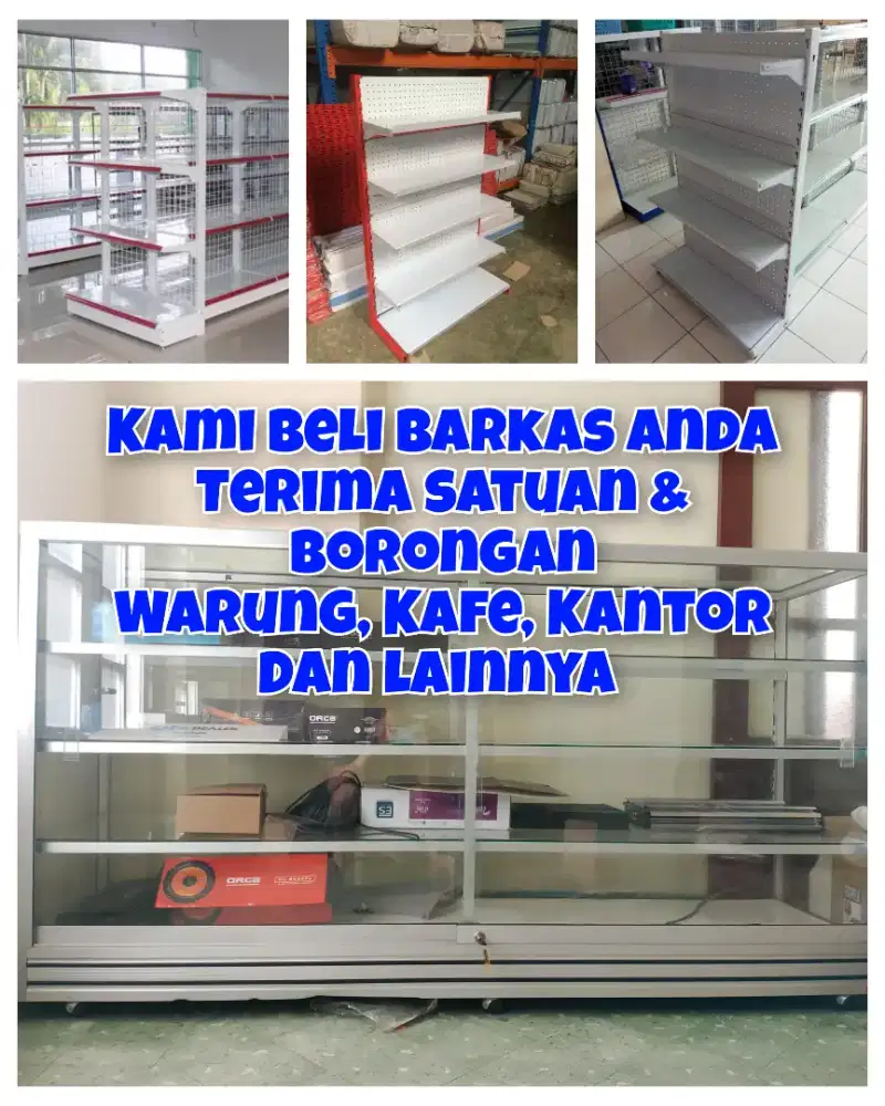 Terima Lagi Barkas Furniture Etalase toko, dan Barkas Lainnya