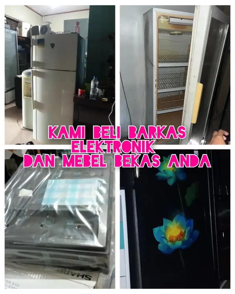 Terima jual Beli Kulkas, Freezer, Showcase Bekas dan Barang Bekas lain
