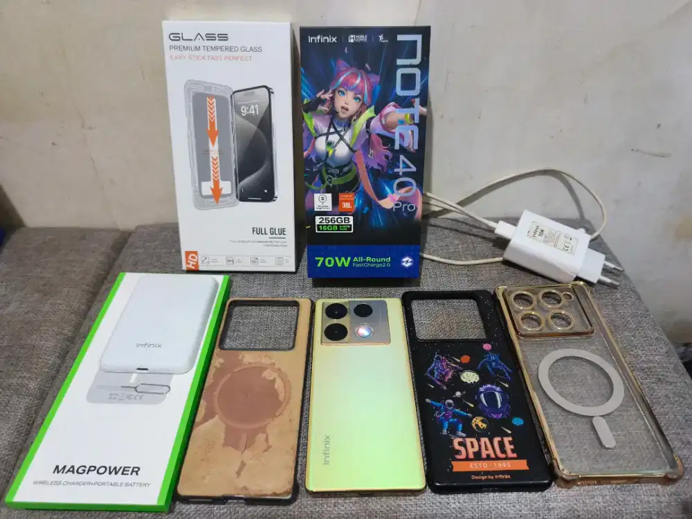 Jual second Infinix Note 40 Pro 4G nego skip