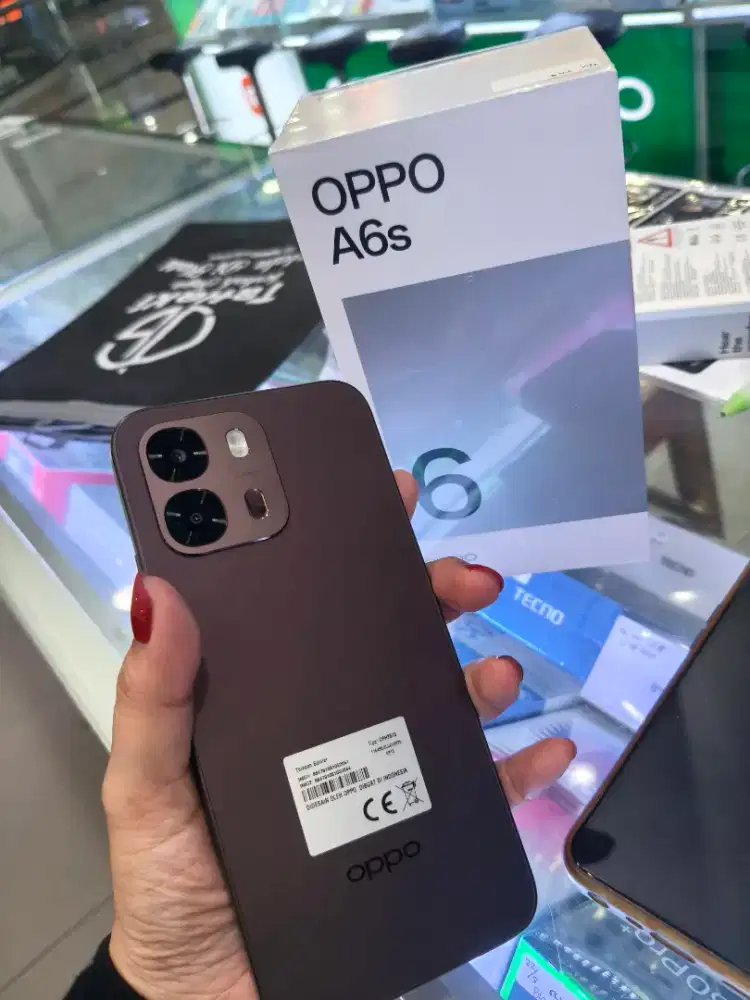 Oppo A6s new garansi resmi 8/256gb