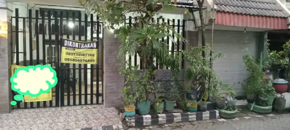 Di sewakan rumah di Pondok Candra Indah dekat  bandara juanda Surabaya