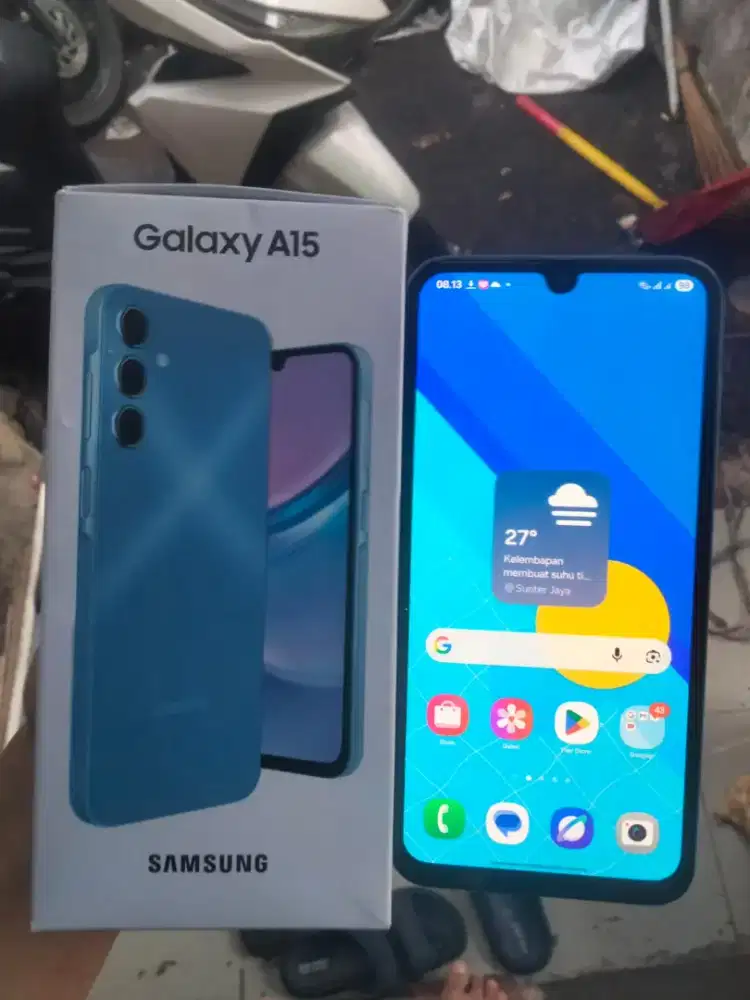 SAMSUNG A15 4G RAM 8/128 FULSET ORI SUPPORT NFC