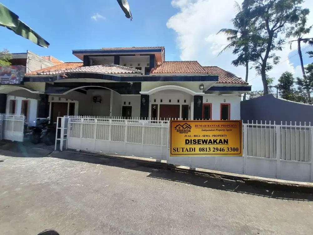 Disewakan Rumah 4 Kamar Dekat JL Kaliurang KM 9 Ngaglik, Cocok Untuk keluarga, Mahasiswa & Pekerja