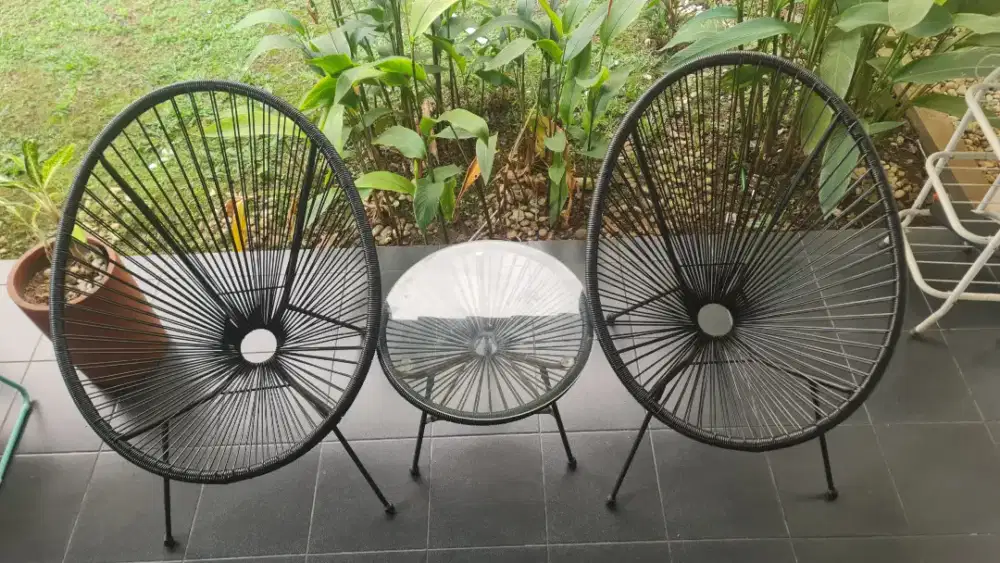 Dijual cepat set meja santai