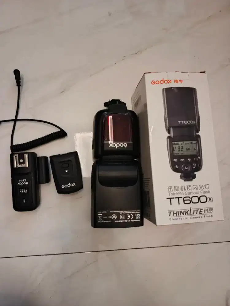 Jual Flash Godox TT600 + Trigger