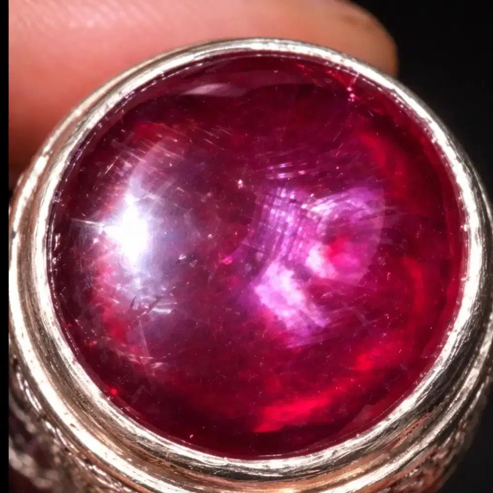 Ruby merpati 2cm langka lawas