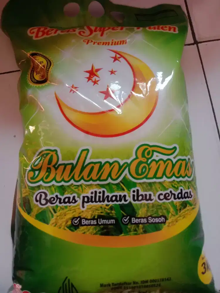 Beras Bulan Emas 3 KG