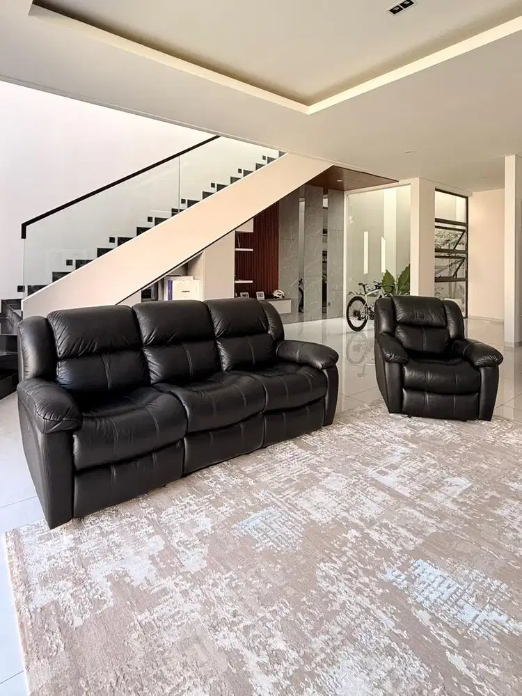 Sofa Kulit Cellini 3 + 1
