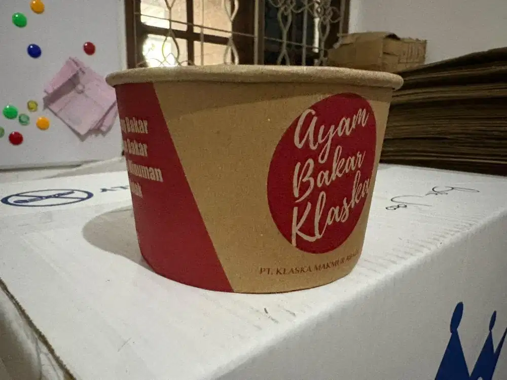 Mesin cetak uang paper bowl