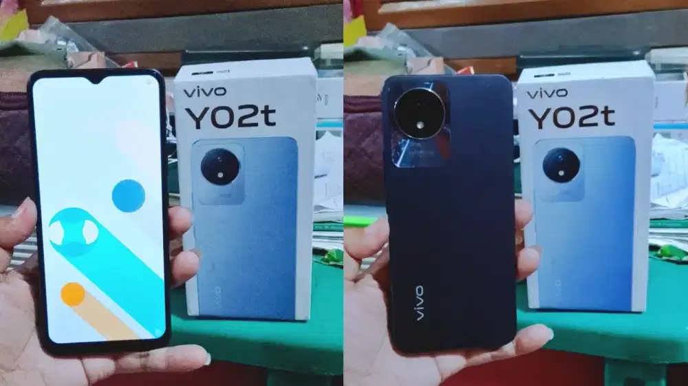 Vivo y02t ram 4+4/64 Lengkap Nomines