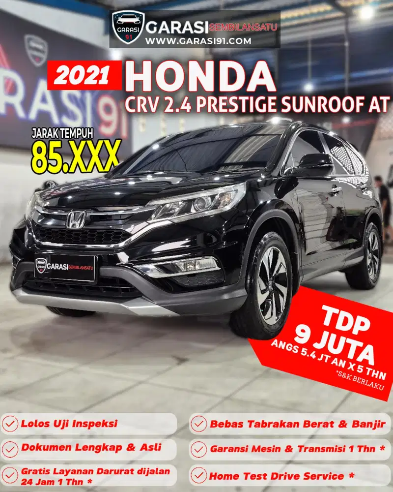 [TDP 9 JT] CRV PRESTIGE 2.4 AT 2015