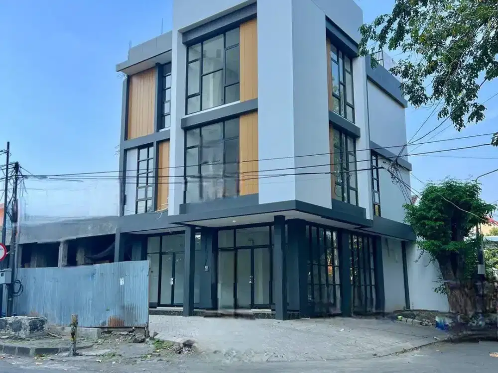 6 unit jejer, Ruko 3 lantai di area Margorejo Indah Tipe A (Hoek)
