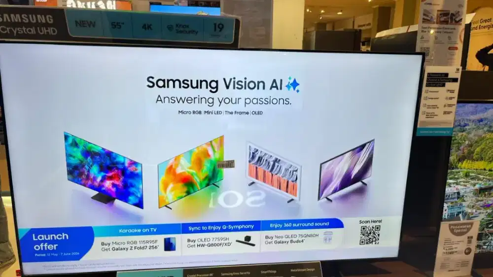 Tv samsung 65inch seri baru