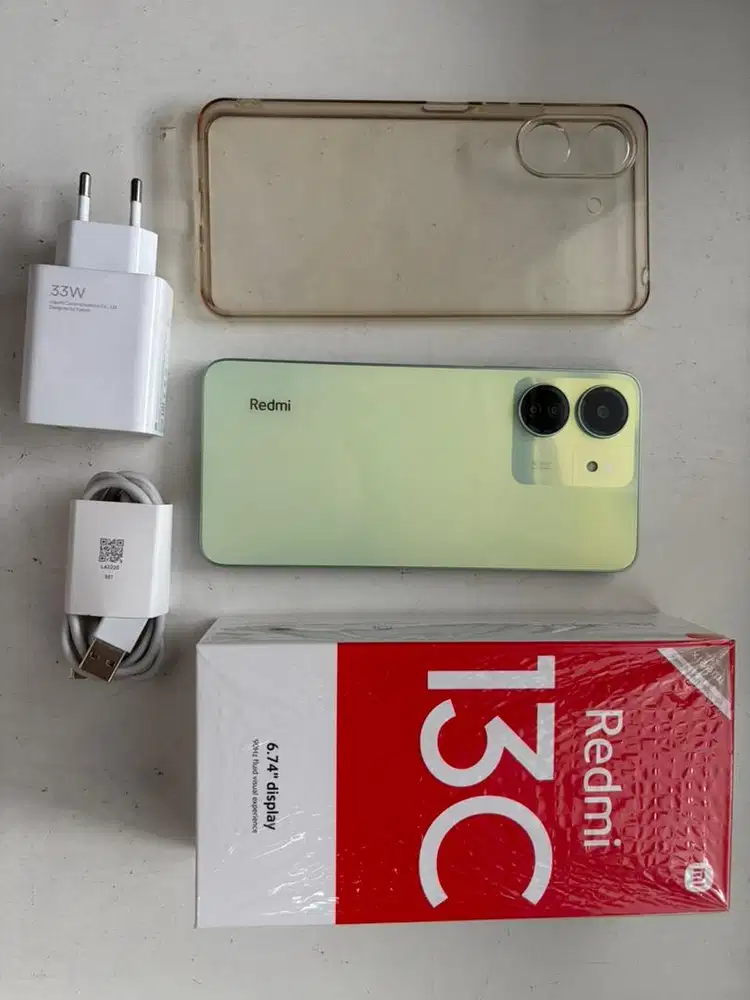 Xiaomi Redmi 13C Green Resmi Xiaomi Indonesia
