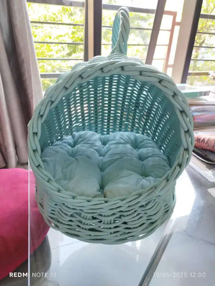 Rumah/Tempat Tidur Kucing/Anjing Rotan