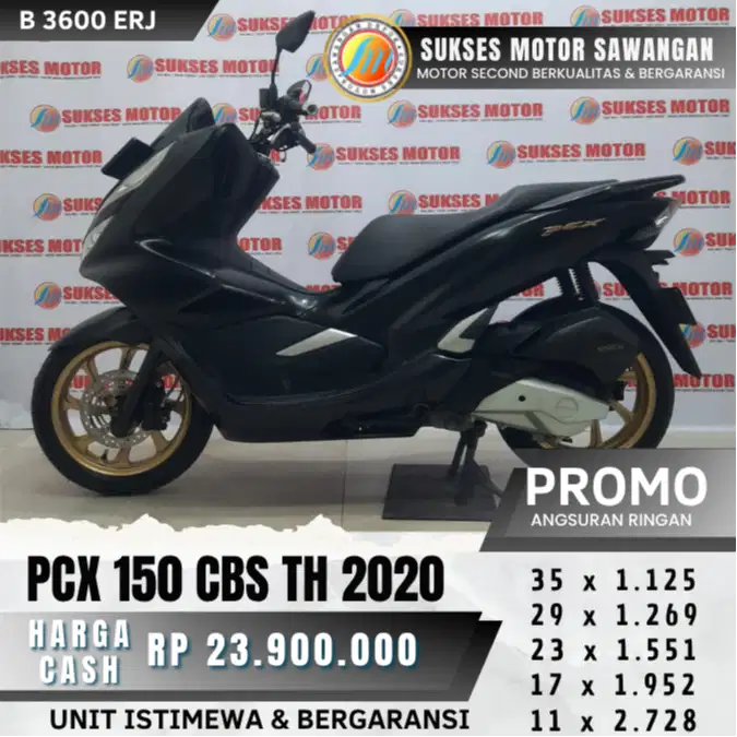 HONDA PCX 150 CBS TH 2020 UNIT ISTIMEWA BISA CASH KREDIT BERGARANSI