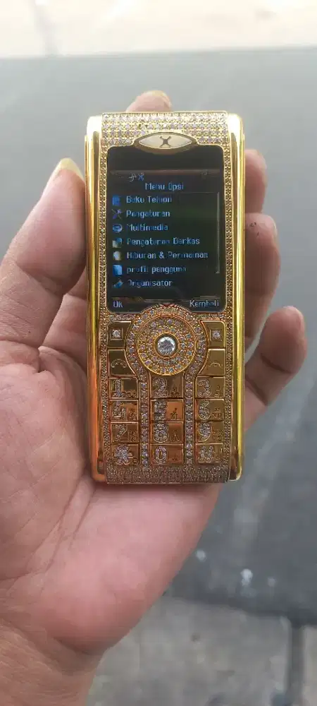 Hp antik merk xfone hp sultan kesing penuh butiran seperti berlian