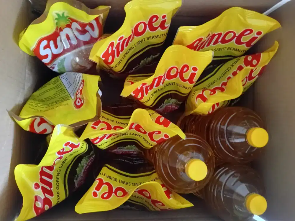 Ready Minyak goreng bimoli,sunco dan gula