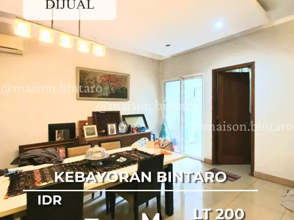 Rumah Mewah Besar Semi Furnished Kebayoran Bintaro (SP 0326)