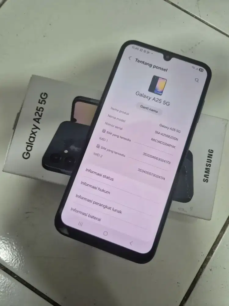 Samsung A25 8/256gb blue black