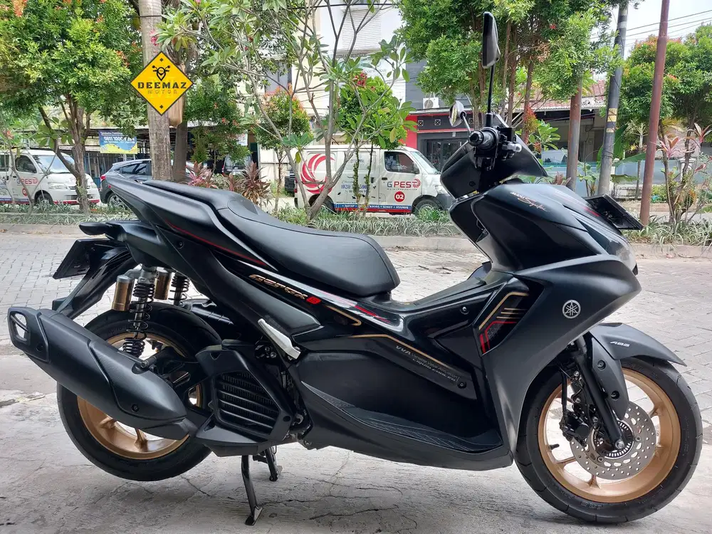 (DP 500 Rb)‼️ Aerox ABS Keyless Connected Hitam 2024 Cash & Kredit