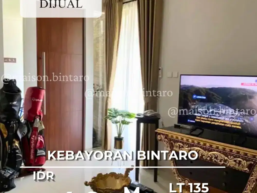 Rumah Fully Furnished Siap Huni Kebayoran Bintaro (SP 0324)