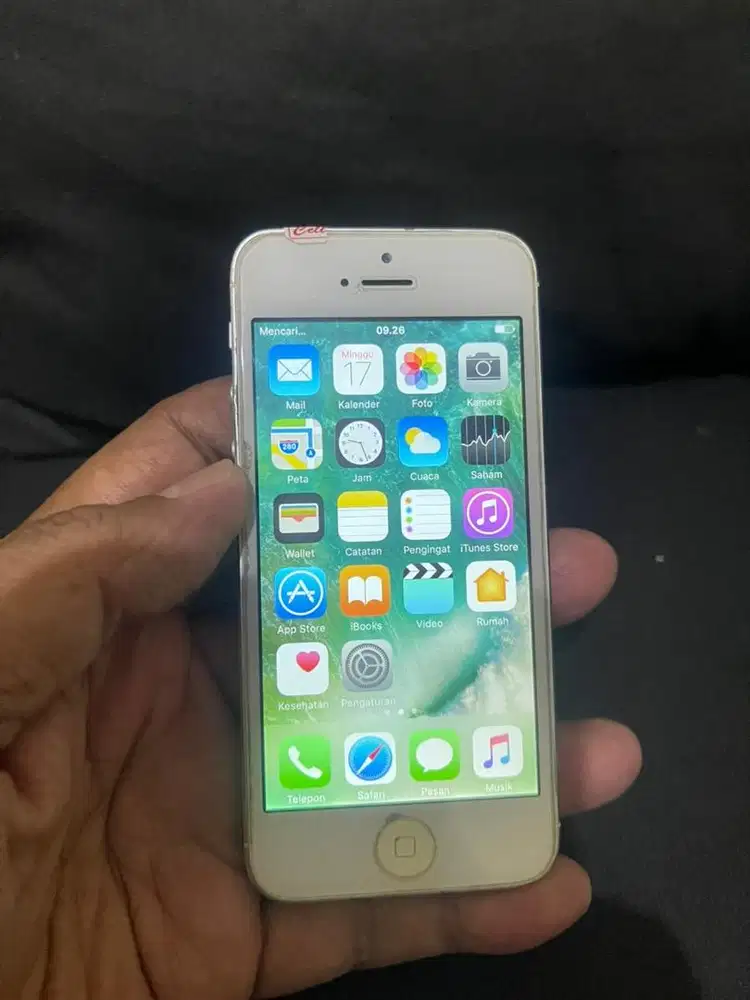 iPhone 5 33Gb silver Bipass Wifi Only Murah