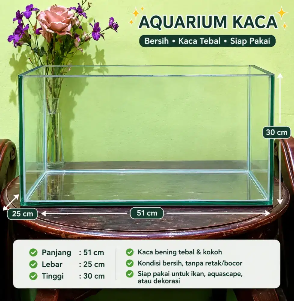 AQUARIUM SAKEN (DIJAMIN MASIH MULUSSS)