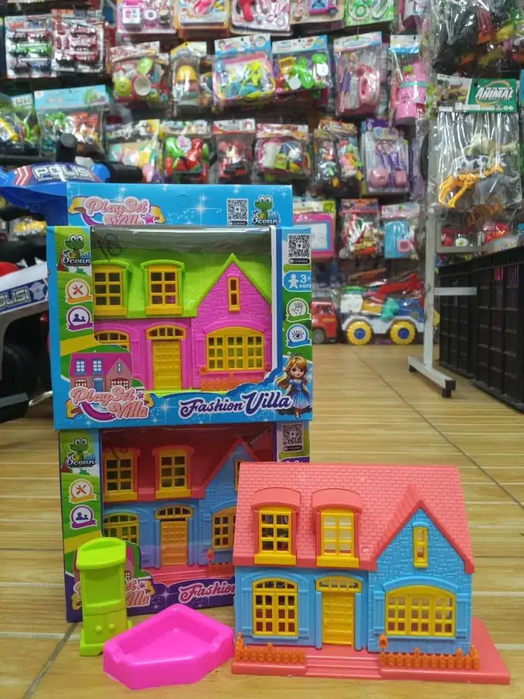 mainan anak rumah vila