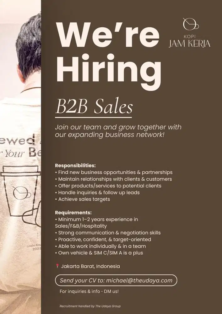 B2B Sales - Kopi Jam Kerja